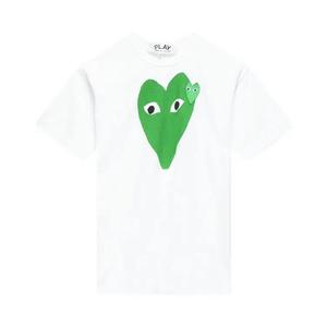 Футболки Comme des Garçons PLAY Green Heart Tee 'Белый'