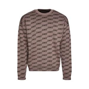 Свитшоты Balenciaga Crewneck 'Бежевый/Коричневый'