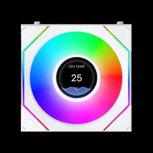 LIAN LI UNI FAN SL-INF LCD FLEX 120mm одиночный вентилятор - White белый