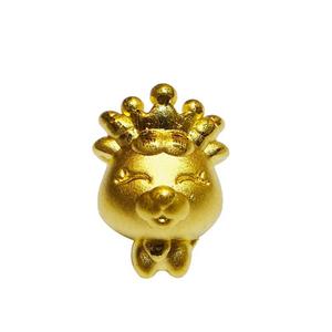 LITZ 999 (24K) Золотой брелок «Лошадь» по знаку зодиака EPC1079-0.81/-