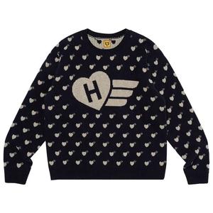 Свитеры Human Made Heart Knit Sweater 'Темно-синий'