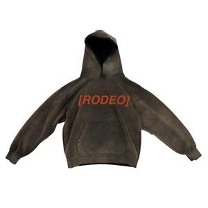 Tops Cactus Jack by Travis Scott Rodeo 10 Years Logo Hoodie 'Черный'