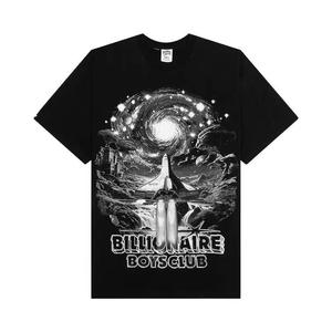 Футболки с коротким рукавом Billionaire Boys Club Gray Horizon Short-Sleeve Tee «Черный»