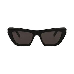Солнцезащитные очки Saint Laurent из ацетата в квадратной оправе 'Black'