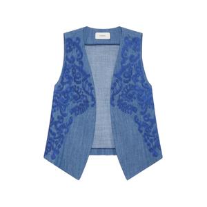 Жилет Ikat On Chambray