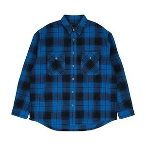 Фланелевые рубашки PURPLE BRAND Plaid Flannel Long-Sleeve Shirt 'Синий'