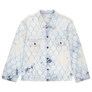 Джинсовые куртки Off-White Fence Jean Jacket 'Blue'