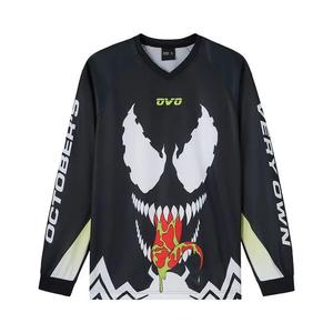Jerseys OVO x Marvel Venom Snocross Jersey 'Черный'