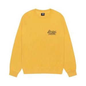 Свитеры Stussy IST Crew Pigment Dyed 'Honey'