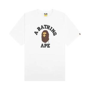 Футболка BAPE College Tee 'White'