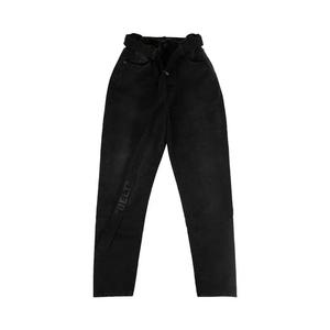 Off-White Узкие джинсы с ремнем 'Черный'