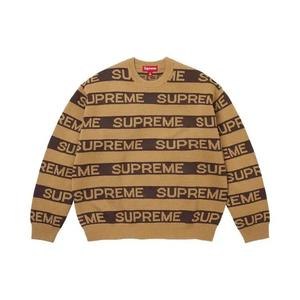 Sweaters Supreme Stripe Logo Sweater 'Загар'