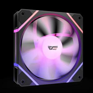 darkFlash DM12R Pro PWM 120 мм ARGB обратный вентилятор - Черный