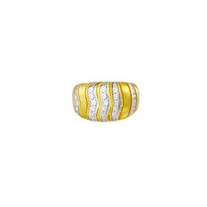TOMEI кольцо коллекции Diamond Cut, желтое золото 916/22K