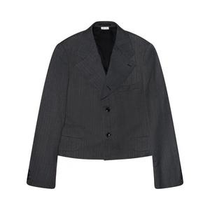 Пиджаки Comme des Garçons Homme Plus Cropped Single Breasted Blazer 'Серый'
