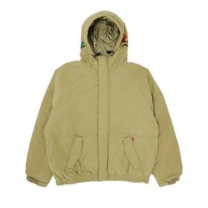 Пуховики Supreme Needlepoint Hooded Jacket 'Olive'