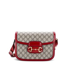 Сумка через плечо Horsebit 1955 GG Coated Canvas with Leather Small