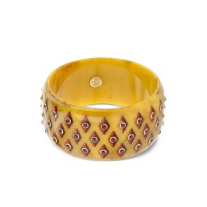 Браслет Garnet Bakelite из желтого золота