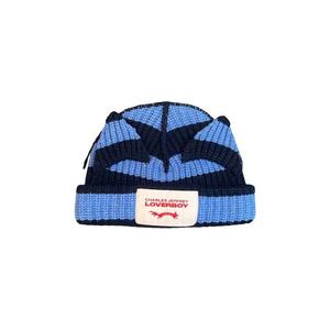 Шапка-бини Charles Jeffrey Loverboy Chunky Ears Beanie «Blue/Navy Stripe»