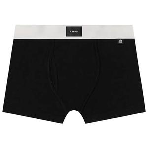 Трусы Amiri Front Label Boxers «Black/White»
