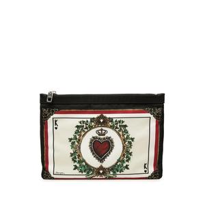 2000-2026 Nylon King of Hearts Playing Card клатч