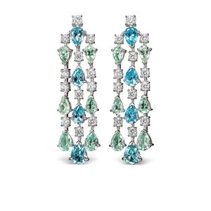 Серьги Valley Orchid Cascade из белого золота