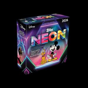 Коллекционные карточки 2026 Topps Disney Neon Mega Box
