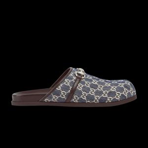 Мюли Gucci Rhein «GG Denim — Бежево-синий»