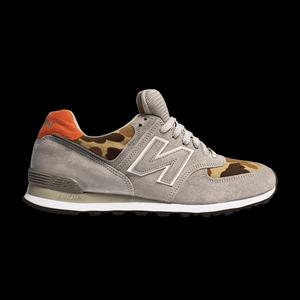 Кроссовки Ball and Buck x New Balance 574 'Серый камуфляж'
