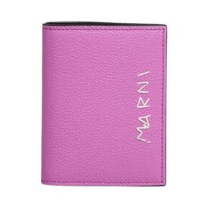 Бифолд Marni Mending Bi-Fold Leather Wallet 'Cassis Pink'