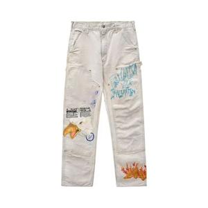 Брюки Cactus Jack by Travis Scott For Fragment Painters Imagination Pant 'White'