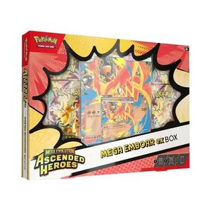 Коллекционные карточки Pokémon Mega Evolution: Ascended Heroes ex Box (Mega Emboar ex)