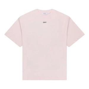 Футболки с коротким рукавом Off-White Fit Dripping Arrow T-Shirt 'Mauve Chalk'