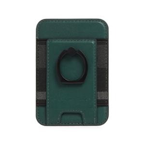 Держатель для карт с кольцом-подставкой для телефона из кожи MagSafe®