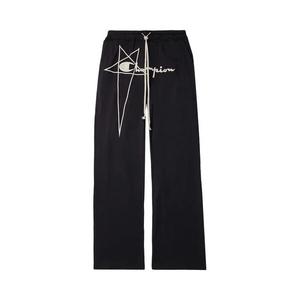 Джоггеры Rick Owens x Champion Dietrich на завязках «Чёрный»