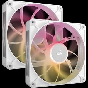 Corsair iCUE LINK RX140 MAX RGB Starter Kit 140 мм PWM вентилятор - белый (двойная упаковка)