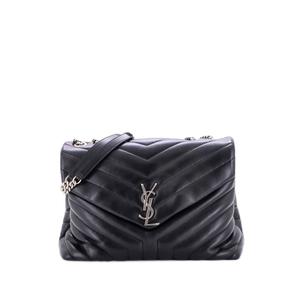 Сумка через плечо средняя Loulou Matelasse Chevron Leather