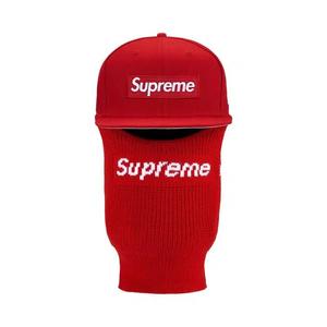 Баклавы Supreme Box Logo New Era + Balaclava 'Red'