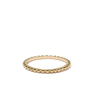Кольцо Ball Chain из желтого золота