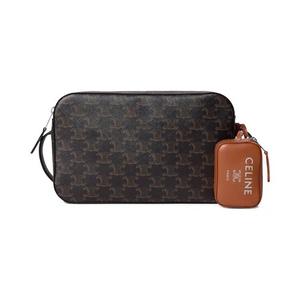 Сумки через тело CELINE Messenger With Charm «Чёрный/Тан»