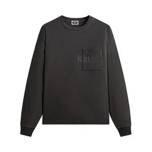 Футболки Kith Long Sleeve Quinn Tee 'Carbon'