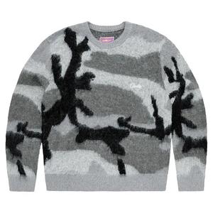 Свитеры Corteiz Mohair Knit Sweater 'Grey Camo'