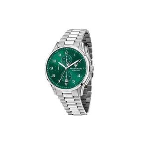 Maserati SORPASSO 42mm CHRO Зеленый циферблат Мужские хронограф кварцевые часы R8873624006