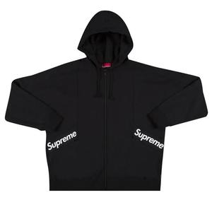 Толстовки на молнии Supreme Цветная блочная толстовка на молнии с капюшоном 'Черный'