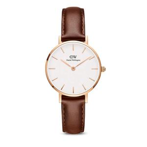 Classic St Mawes 28mm женские часы из нержавеющей стали с кожаным ремешком - розовое золото - Часы для женщин - DW OFFICIAL