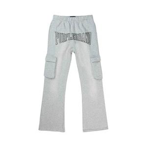PURPLE BRAND Расклешенные карго-спортивные штаны 'Heather'