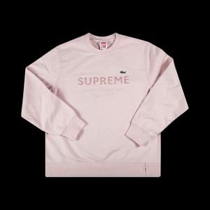 Свитеры Supreme x Lacoste Crewneck 'Розовый'