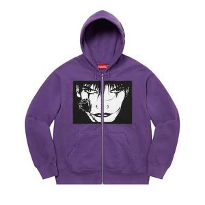 Толстовки на молнии Supreme x The Crow Zip Up Hooded Sweatshirt 'Пыльно-фиолетовый'