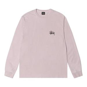 Футболка Stussy Basic Pigment Dyed Long-Sleeve Tee 'Blush'