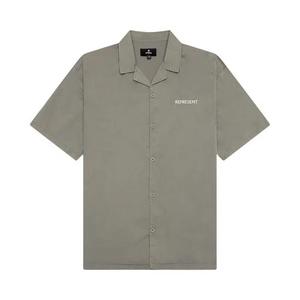 Рубашки на пуговицах Represent Clo Script Camp Collar Shirt 'Washed Khaki'